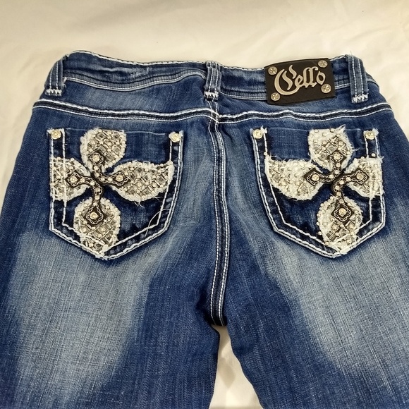 Cello Jeans SZ 9 Womens 27 X 32 Skinny - Picture 2 of 8